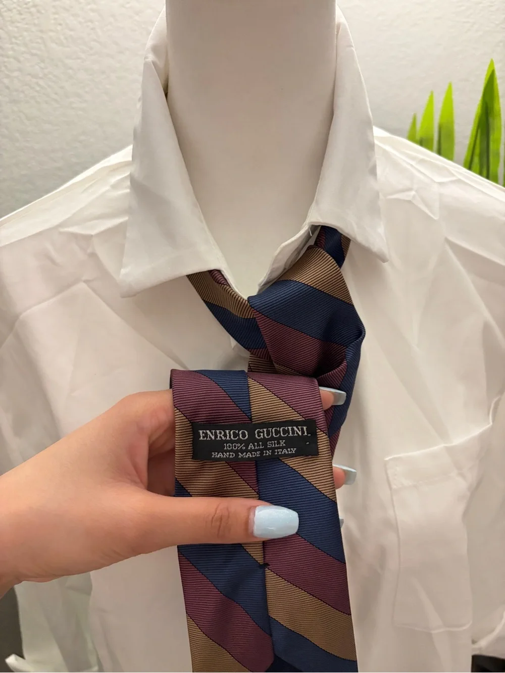 Enrico Guccini silk tie